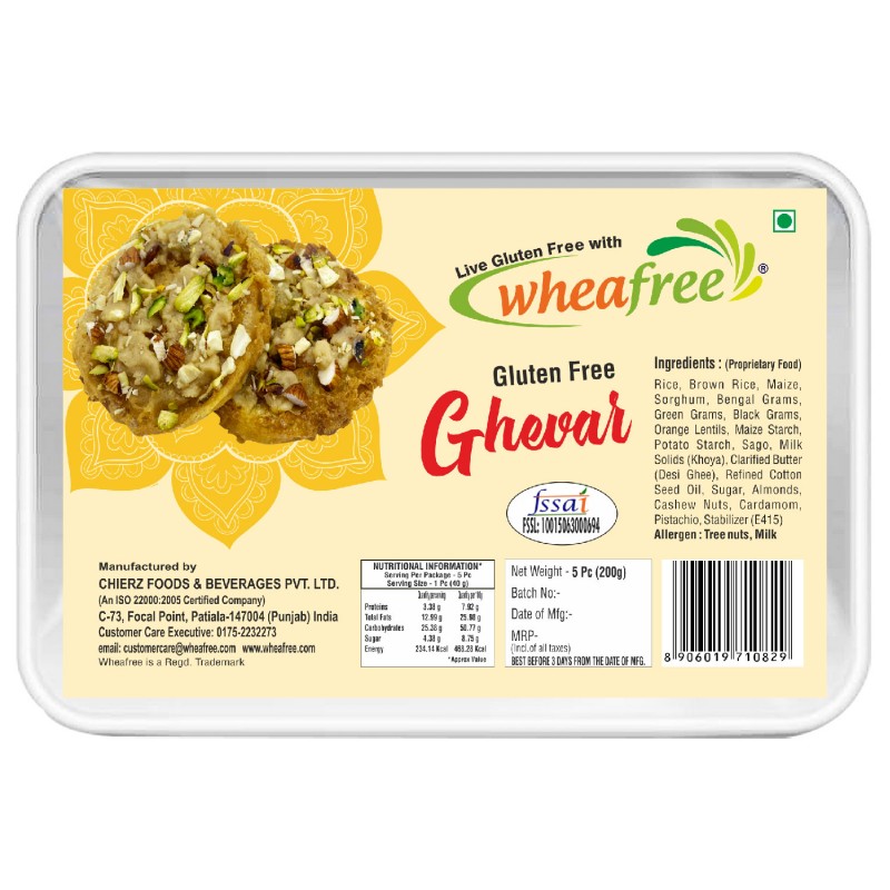 Wheafree Gluten Free Ghevar (5Pc)